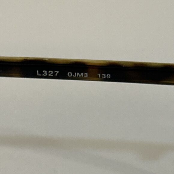 Liz Claiborne Gold Half-Rim Metal Crystal Eyeglass FRAMES - L327 0JM3 47-16-130 - Picture 11 of 16